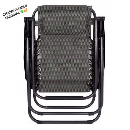 Chaise pliante inclinable