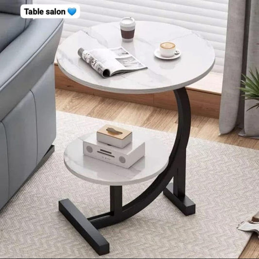 Table de chevet à 2 niveau