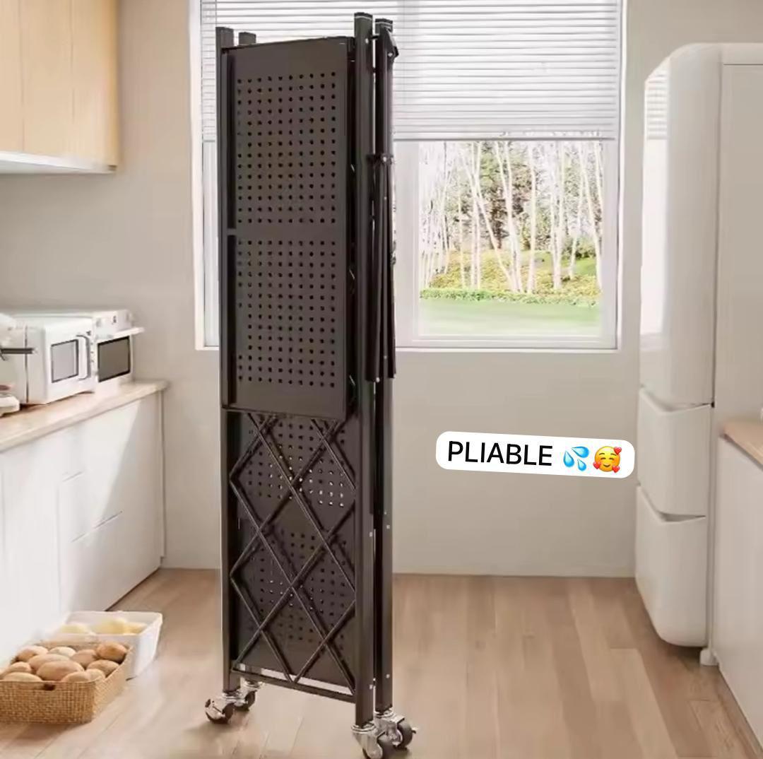 Étagère métallique pliable 5 niveaux
