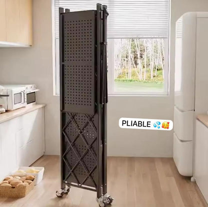 Étagère métallique pliable 5 niveaux