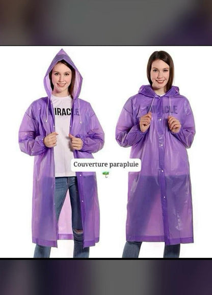 Imperméables Longs Unisexes – Idéal pour la Saison des Pluies
