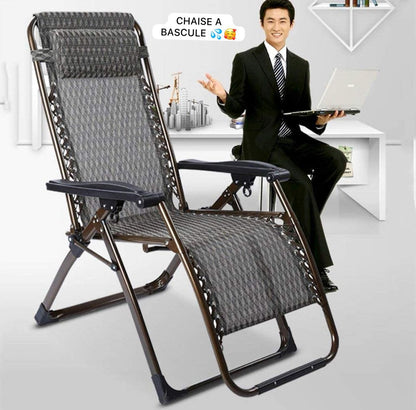 Chaise pliante inclinable