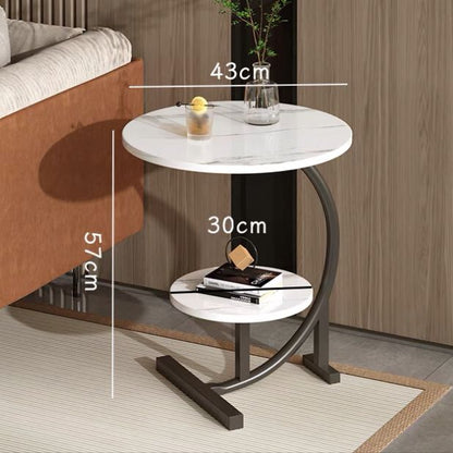 Table de chevet à 2 niveau
