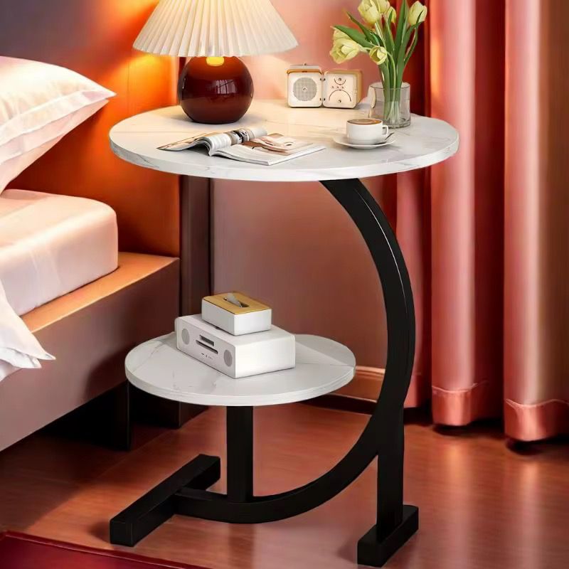 Table de chevet à 2 niveau